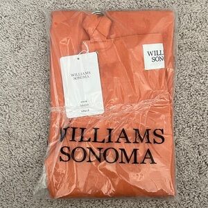 Williams Sonoma Orange Cooking Apron